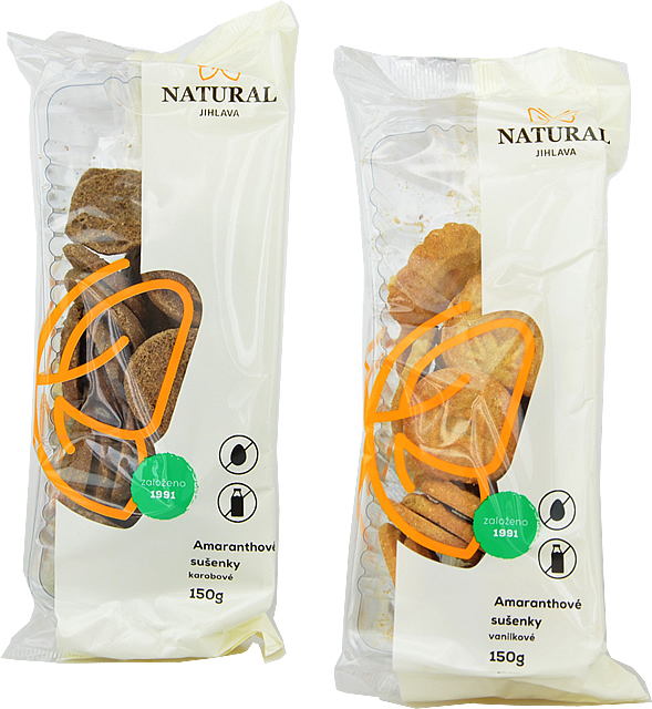 Amarantové sušienky Natural