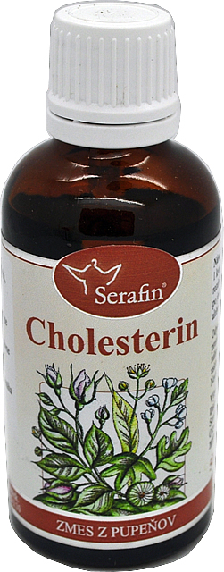 Cholesterin -zmes z pukov