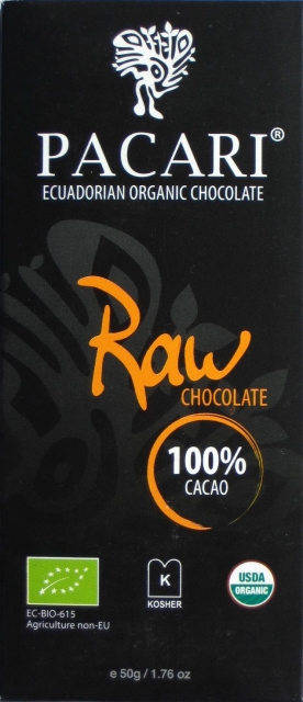 Čokoláda Pacari BIO RAW