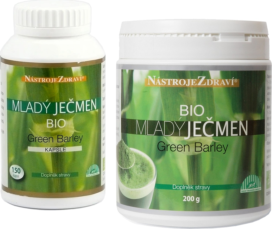 Mladý jačmeň BIO