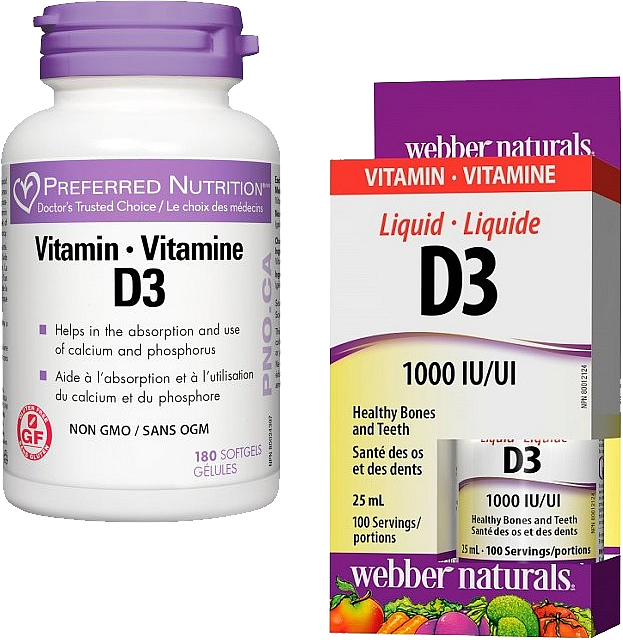Vitamín D3 Webber Naturals