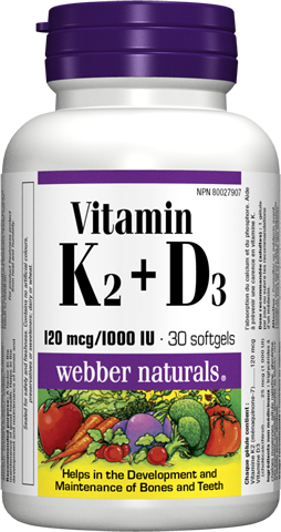 Vitamín K2 + D3 Webber Naturals