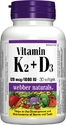 Vitamín K2 + D3 Webber Naturals